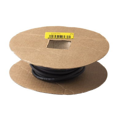 TE Connectivity Heat Shrink Tubing, Black 3.2mm Sleeve Dia. x 10m Length 2:1 Ratio, DR-25 Series