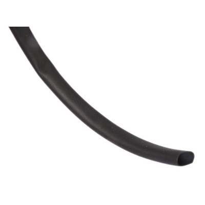 TE Connectivity Heat Shrink Tubing, Black 4.8mm Sleeve Dia. x 10m Length 2:1 Ratio, DR-25 Series