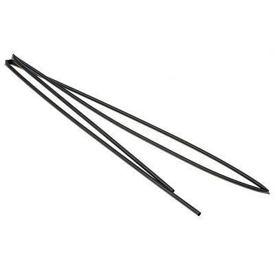TE Connectivity Heat Shrink Tubing, Black 3mm Sleeve Dia. x 1.2m Length 3:1 Ratio, RNF-3000 Series