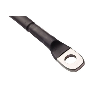 RS PRO Heat Shrink Tube, Black 12.1mm Sleeve Dia. x 1.22m Length 3:1 Ratio