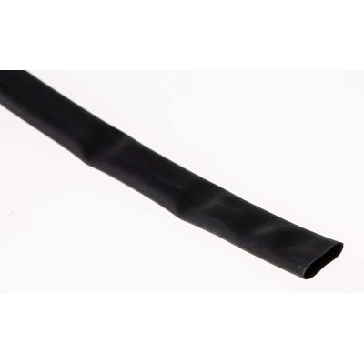 TE Connectivity Heat Shrink Tubing, Black 5.21mm Sleeve Dia. x 9m Length 2:1 Ratio, VERSAFIT Series