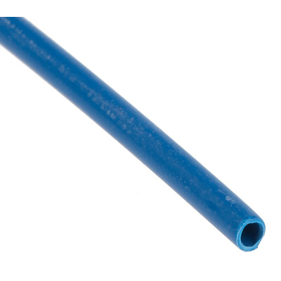 RS PRO Halogen Free Heat Shrink Tubing, Blue 1.6mm Sleeve Dia. x 1.2m Length 2:1 Ratio