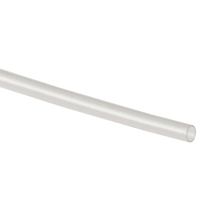 TE Connectivity Heat Shrink Tubing, Clear 1.2mm Sleeve Dia. x 1.2m Length 2:1 Ratio, KYNAR Series