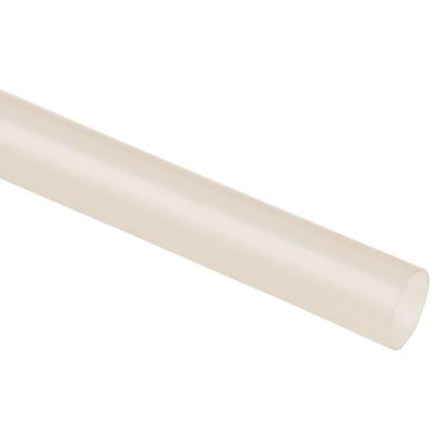 TE Connectivity Heat Shrink Tubing, Clear 6.4mm Sleeve Dia. x 1.2m Length 2:1 Ratio, KYNAR Series