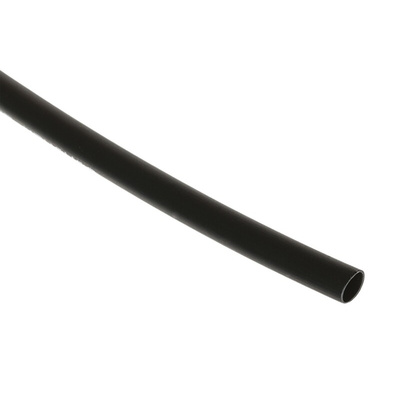 TE Connectivity Heat Shrink Tubing, Black 3mm Sleeve Dia. x 1.2m Length 2:1 Ratio, ZHTM Series