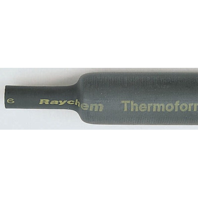 TE Connectivity Heat Shrink Tubing, Black 18mm Sleeve Dia. x 1.2m Length 2:1 Ratio, ZHTM Series