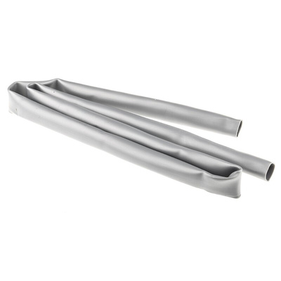 TE Connectivity Heat Shrink Tubing, Grey 15mm Sleeve Dia. x 1m Length 1.7:1 Ratio, SRFR Series