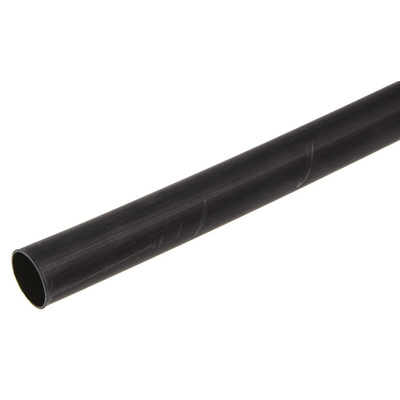 TE Connectivity Adhesive Lined Heat Shrink Tubing, Black 12mm Sleeve Dia. x 1.2m Length 3:1 Ratio, ATUM Series