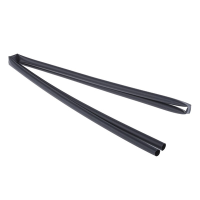 TE Connectivity Adhesive Lined Heat Shrink Tubing, Black 8mm Sleeve Dia. x 1.2m Length 4:1 Ratio, ATUM Series