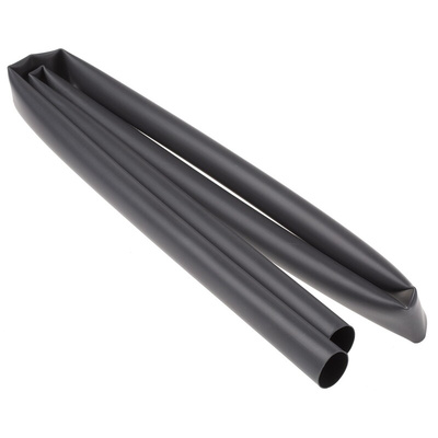TE Connectivity Adhesive Lined Heat Shrink Tubing, Black 16mm Sleeve Dia. x 1.2m Length 4:1 Ratio, ATUM Series