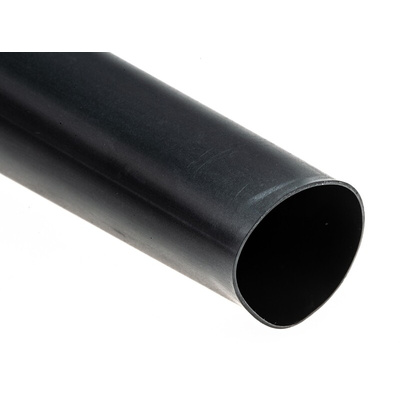 TE Connectivity Adhesive Lined Heat Shrink Tubing, Black 24mm Sleeve Dia. x 1.2m Length 4:1 Ratio, ATUM Series