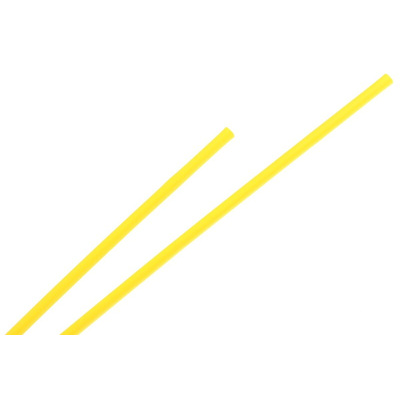 TE Connectivity Heat Shrink Tubing, Yellow 1.2mm Sleeve Dia. x 1.2m Length 2:1 Ratio, RNF-100 Series