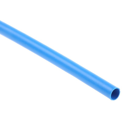 TE Connectivity Heat Shrink Tubing, Blue 2.4mm Sleeve Dia. x 1.2m Length 2:1 Ratio, RNF-100 Series