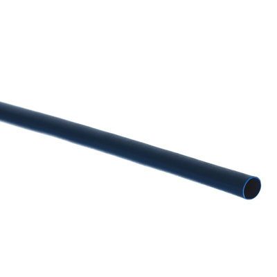 TE Connectivity Heat Shrink Tubing, Blue 3.2mm Sleeve Dia. x 1.2m Length 2:1 Ratio, RNF-100 Series