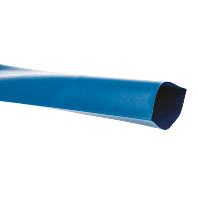 TE Connectivity Heat Shrink Tubing, Blue 38mm Sleeve Dia. x 1.2m Length 2:1 Ratio, RNF-100 Series