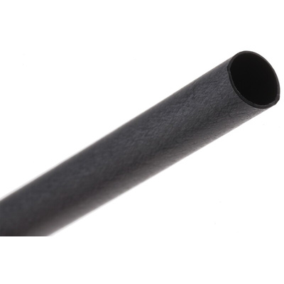 TE Connectivity Heat Shrink Tubing, Black 4.8mm Sleeve Dia. x 1.2m Length 2:1 Ratio, CRN Series