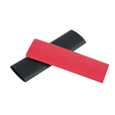 TE Connectivity Heat Shrink Tubing, Black, Red 4.8mm Sleeve Dia. x 50mm Length 2:1 Ratio, RNF100 Series