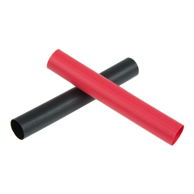TE Connectivity Heat Shrink Tubing, Black, Red 4.8mm Sleeve Dia. x 50mm Length 2:1 Ratio, RNF100 Series