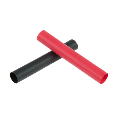 TE Connectivity Heat Shrink Tubing, Black, Red 4.8mm Sleeve Dia. x 50mm Length 2:1 Ratio, RNF100 Series