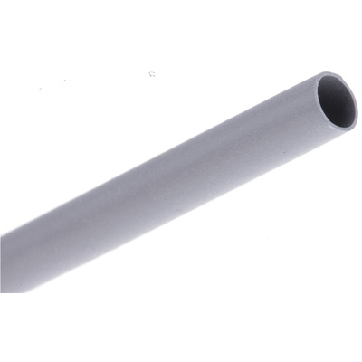 TE Connectivity Heat Shrink Tubing, Grey 3.2mm Sleeve Dia. x 1.2m Length 2:1 Ratio, RNF-100 Series