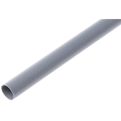 TE Connectivity Heat Shrink Tubing, Grey 6.4mm Sleeve Dia. x 1.2m Length 2:1 Ratio, RNF-100 Series