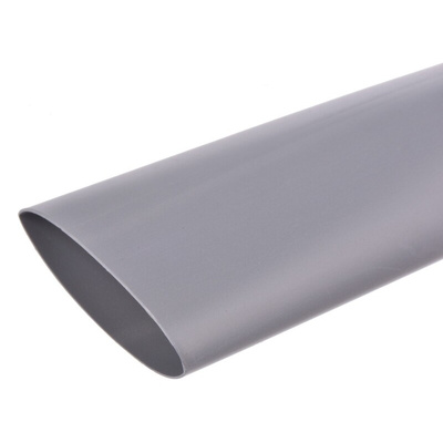 TE Connectivity Heat Shrink Tubing, Grey 25.4mm Sleeve Dia. x 1.2m Length 2:1 Ratio, RNF-100 Series