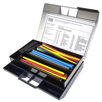 TE Connectivity Heat Shrink Tubing 25.4mm Sleeve Dia. x Set Length 2:1 Ratio, RNF-100 Series