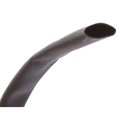 HellermannTyton Adhesive Lined Heat Shrink Tubing, Black 12mm Sleeve Dia. x 5m Length 3:1 Ratio, HIS-A Series