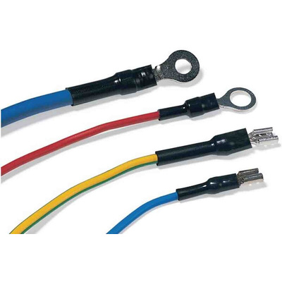 HellermannTyton Heat Shrink Tubing, Black 3.2mm Sleeve Dia. x 10m Length 3:1 Ratio, HIS-3 Series