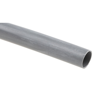 RS PRO Halogen Free Heat Shrink Tubing, Grey 6.4mm Sleeve Dia. x 1.2m Length 2:1 Ratio