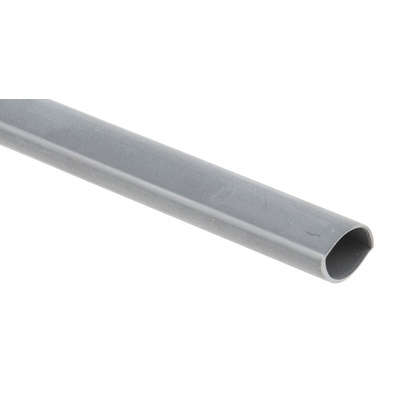 RS PRO Halogen Free Heat Shrink Tubing, Grey 9.5mm Sleeve Dia. x 1.2m Length 2:1 Ratio