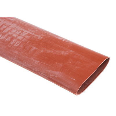 RS PRO Halogen Free Heat Shrink Tubing, Brown 25.4mm Sleeve Dia. x 1.2m Length 2:1 Ratio