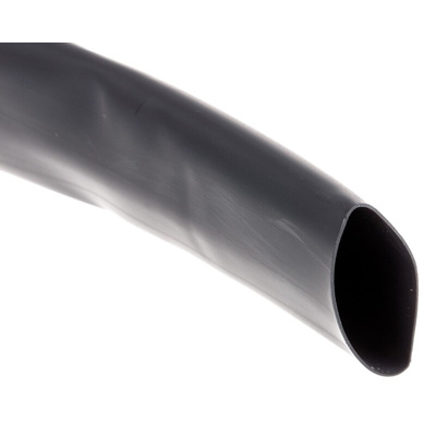 TE Connectivity Heat Shrink Tubing, Black 19.1mm Sleeve Dia. x 5m Length 2:1 Ratio, RW-200 Series