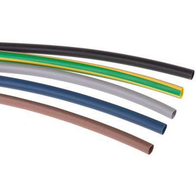 HellermannTyton Heat Shrink Tubing, Assorted 6mm Sleeve Dia. x 200mm Length 3:1 Ratio, HIS-3 BAG Series
