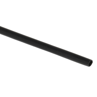 HellermannTyton Heat Shrink Tubing, Black 1.5mm Sleeve Dia. x 200mm Length 3:1 Ratio, HIS-3 BAG Series