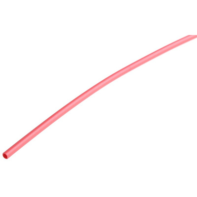 HellermannTyton Heat Shrink Tubing, Red 1.5mm Sleeve Dia. x 200mm Length 3:1 Ratio, HIS-3 BAG Series