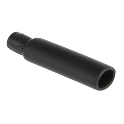HellermannTyton Adhesive Lined End Cap, Black 3mm Sleeve Dia. x 20mm Length 3:1 Ratio, PEC Series