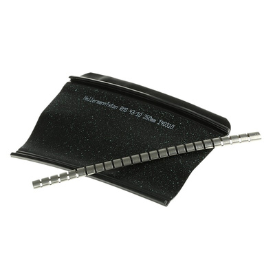 HellermannTyton Adhesive Lined Heat Shrink Tubing, Black 43mm Sleeve Dia. x 250mm Length 4.5:1 Ratio, RMS Series