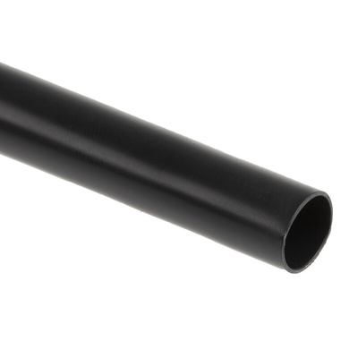 TE Connectivity Adhesive Lined Heat Shrink Tubing, Black 10mm Sleeve Dia. x 1.2m Length 3:1 Ratio, RMW Series