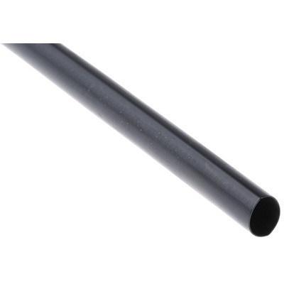 3M Heat Shrink Tubing, Black 9mm Sleeve Dia. x 1m Length 3:1 Ratio, GTI-3000 Series