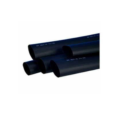 3M Adhesive Lined Halogen Free Heat Shrink Tubing, Black 32mm Sleeve Dia. x 1m Length 4.5:1 Ratio, MDT-A Series
