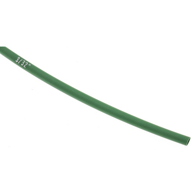 Alpha Wire Heat Shrink Tubing, Black 1.17mm Sleeve Dia. x 152mm Length 2:1 Ratio, FIT-221 Series