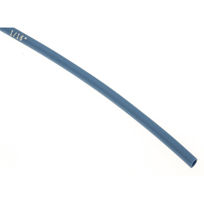 Alpha Wire Heat Shrink Tubing, Black 1.17mm Sleeve Dia. x 152mm Length 2:1 Ratio, FIT-221 Series
