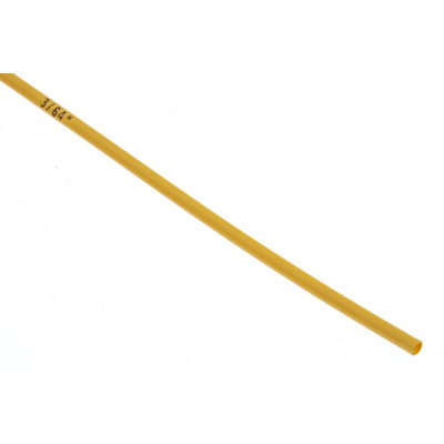 Alpha Wire Heat Shrink Tubing, Black 1.17mm Sleeve Dia. x 152mm Length 2:1 Ratio, FIT-221 Series