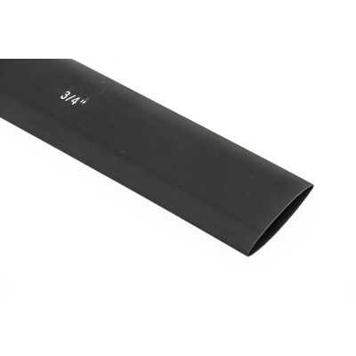 Alpha Wire Heat Shrink Tubing Kit, Black 6.35mm Sleeve Dia. x 152mm Length 2:1 Ratio, FIT-221 Series
