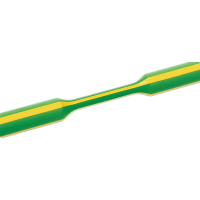 HellermannTyton Heat Shrink Tubing, Green 3mm Sleeve Dia. x 30m Length 3:1 Ratio, TF31 Series