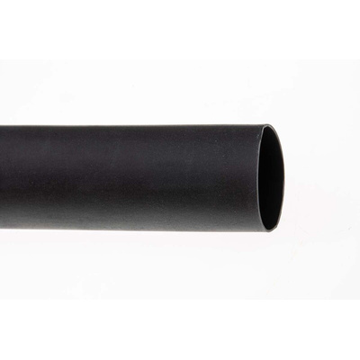 HellermannTyton Adhesive Lined Heat Shrink Tubing, Black 16mm Sleeve Dia. x 1.2m Length 4:1 Ratio, TA42 Series