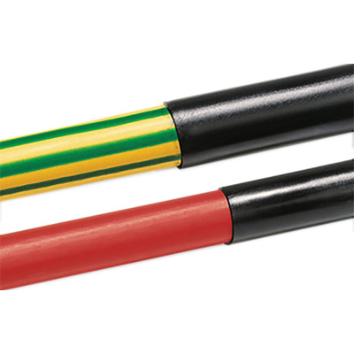 HellermannTyton Adhesive Lined Heat Shrink Tubing, Black 52mm Sleeve Dia. x 1.2m Length 4:1 Ratio, TA42 Series
