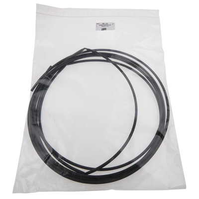HellermannTyton Heat Shrink Tubing, Black 4.8mm Sleeve Dia. x 5m Length 2:1 Ratio, TCN20 Series