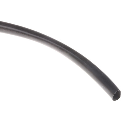 HellermannTyton Heat Shrink Tubing, Black 12.7mm Sleeve Dia. x 5m Length 2:1 Ratio, LVR Series